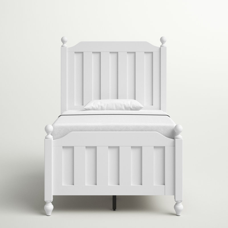 Droskyn Panel Bed by Three Posts™, White, Twin