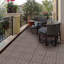 Ensemble de 20 tuiles de terrasse en bois et plastique composites, les terrasses en composite durable résistent à la rouille, à l'eau, aux intempéries, faciles à bricoler et à entretenir, idéales pour les patios, les balcons, les toits, la couleur café clair-116657779