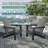 Durable HDPE Adirondack Chairs Set Of 2 With Cup Holders,  For Outdoor Relaxation And Easy Storage-1522920140