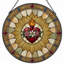 Panneau de vitrail Sacred Heart - 7,8H-1019645453