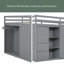 Lit mezzanine double avec tiroirs Javonti Kids-215486229