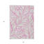 Tapis d'intérieur lavable floral beige 5 pi x 8 pi