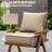 Outdoor Deep Seating Cushion Set Indoor And Outdoor Seat / Back Cushion-346699277-346699271