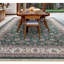 Tapis vert noué à la main de haute qualité