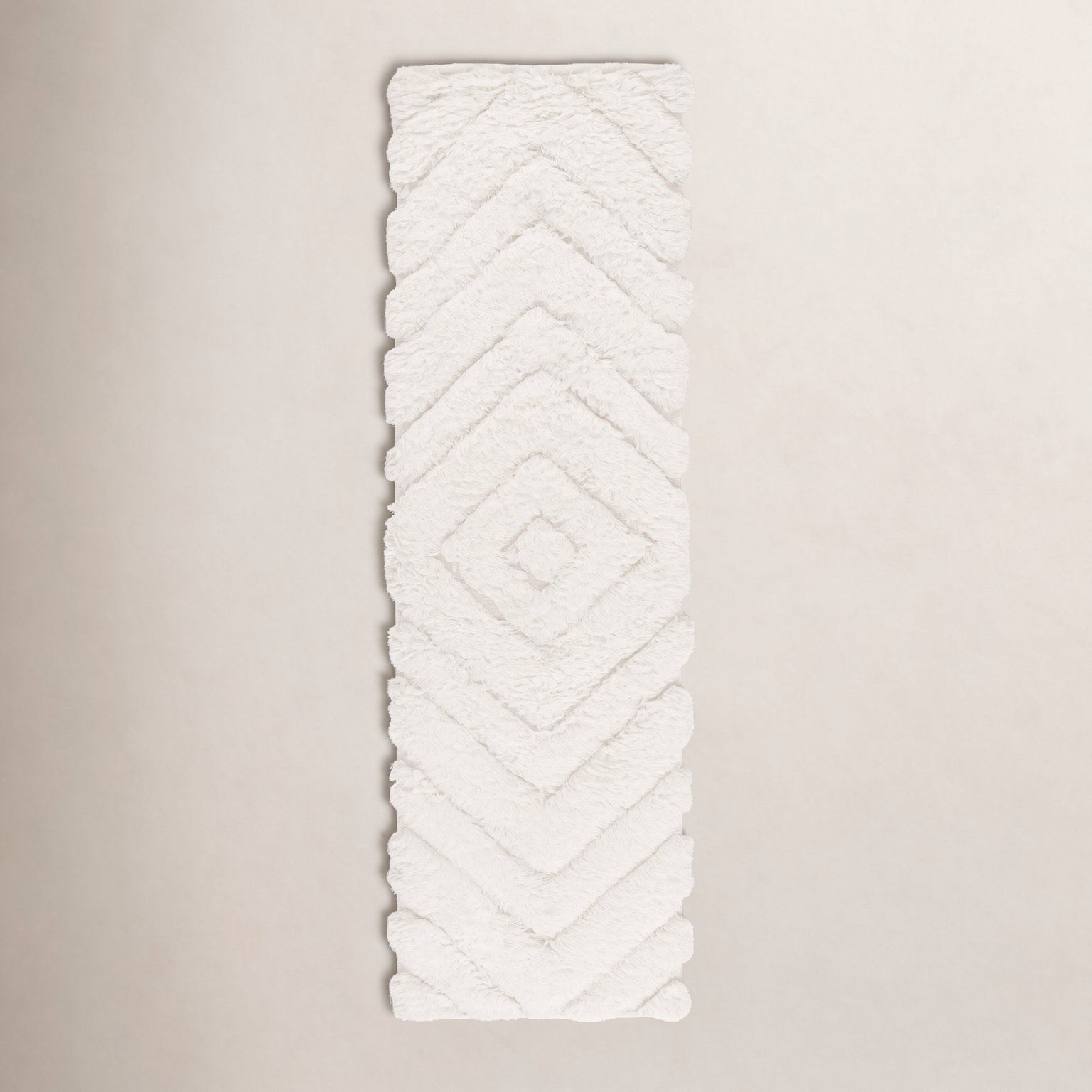 Dabria Hand-Woven Chevron Wool Rug, Runner 2'3" x 8'