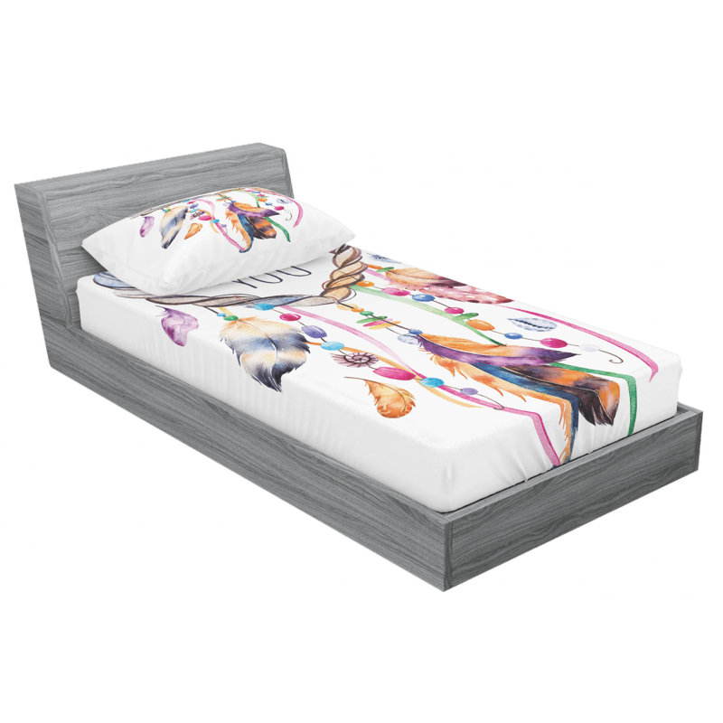 Microfiber Sheet Set, Twin Sheet Set with Fitted Sheet