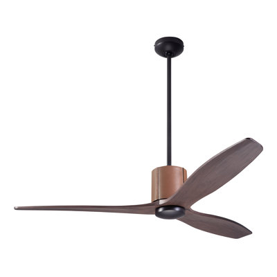 LeatherLuxe Downrod Ceiling Fan