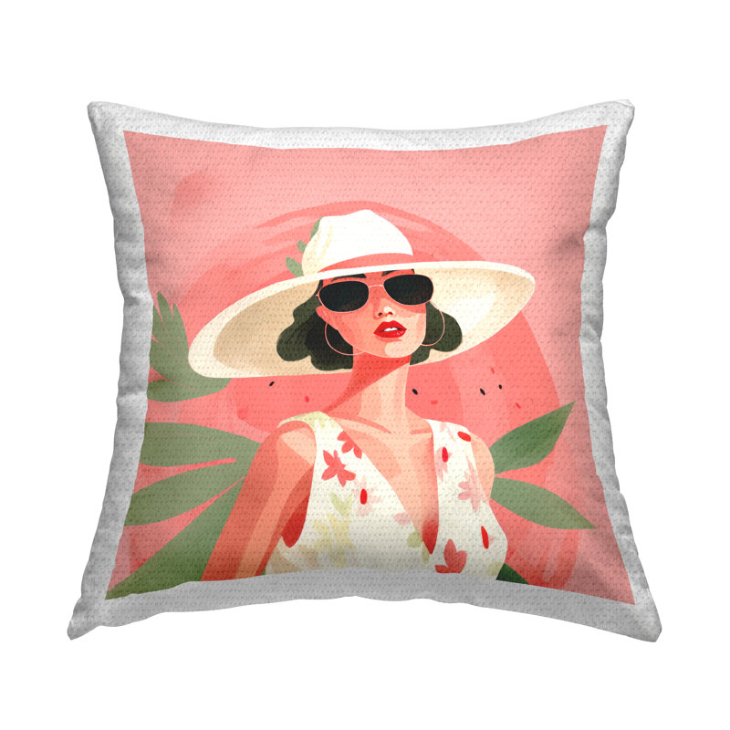 Abstract Outdoor Throw Pillow