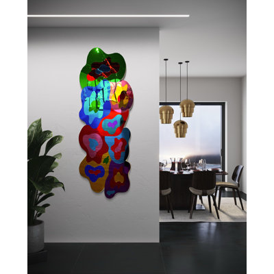Décoration murale Pop Art en miroir Endless Blobs