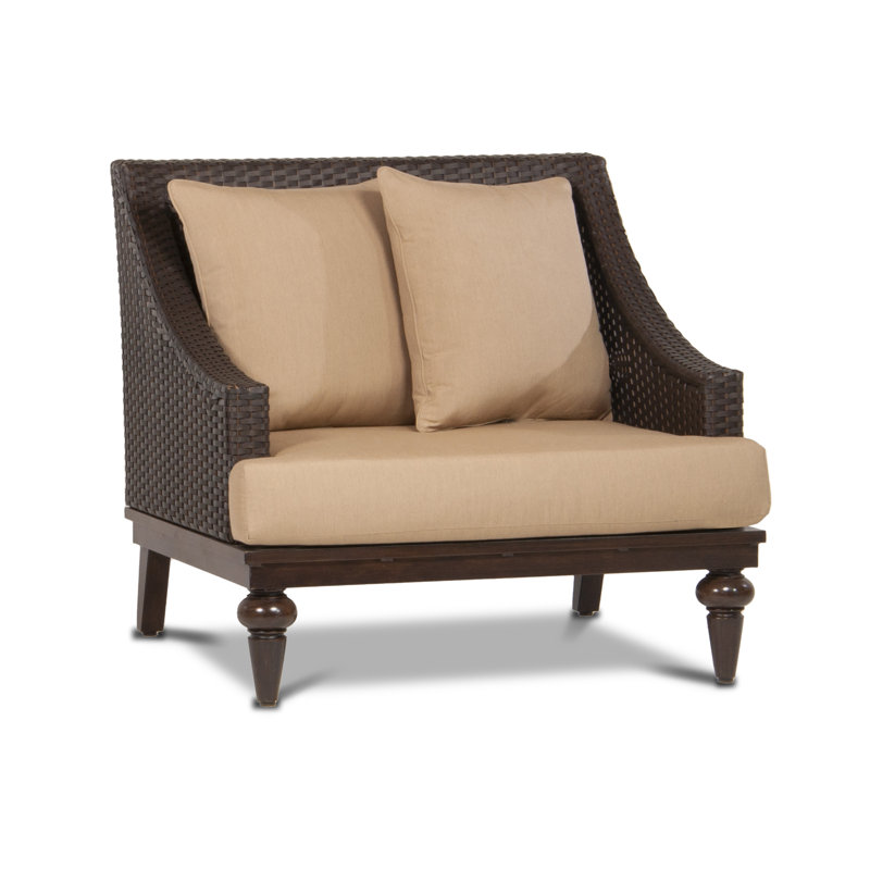 Somerby Outdoor Lounge Chair, Canvas Heather Beige Sunbrella® Canvas