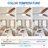 Blanscet 52" Wood Blades Ceiling Fan with LED Light Kit and Remote Control