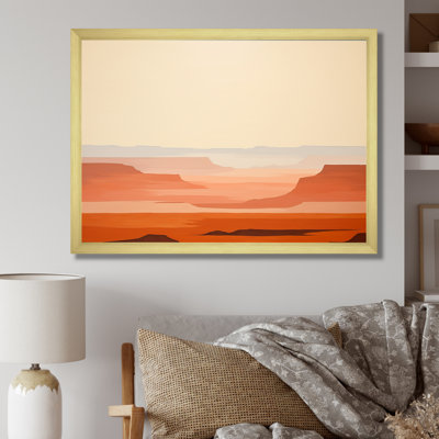 " Brown Minimalism Canyon Calm I "