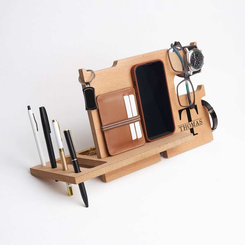 Wood Desk Organiser, Yes
