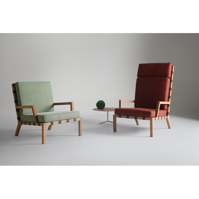Strap Outdoor Teak Lounge Chair
