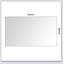 Miroir de salle de bain mural 84 po x 48 po avec cadre en aluminium et miroir mural rectangulaire-432256042-432256040