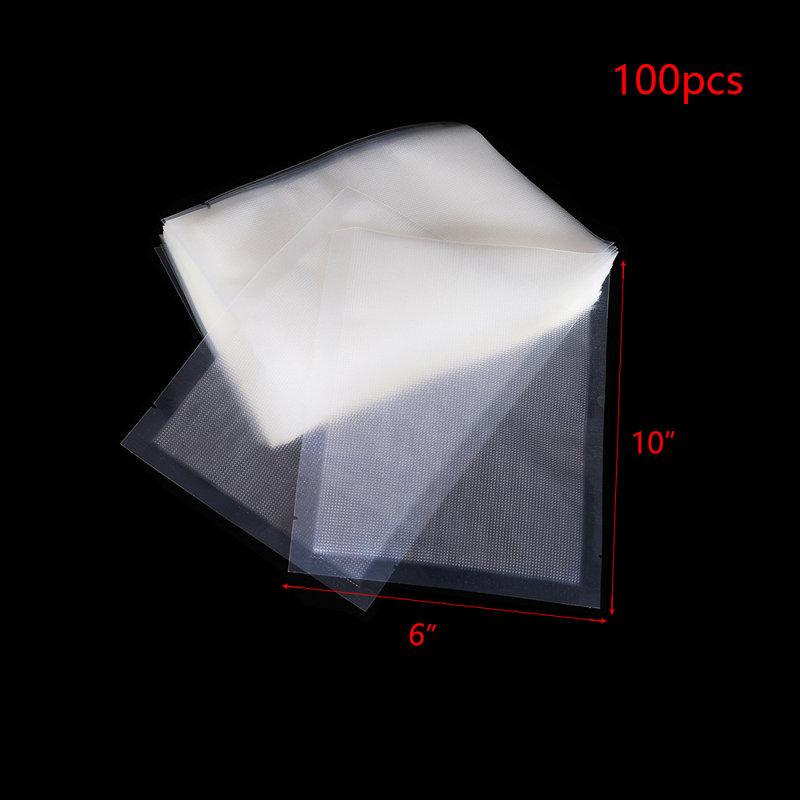 100 sacs à emballer sous vide de 6 x 10 po