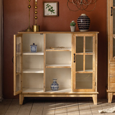Armoire d'entrée en bois massif Americana Vintage