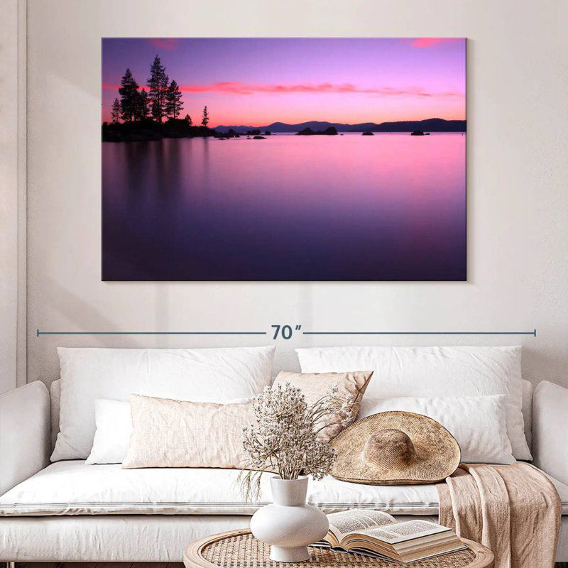 Alvord Dusky Lake Tahoe, 34" H x 51" W