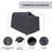Armando 51” Aluminum Outdoor Loveseat Cover