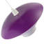 18cm H Metal Novelty Pendant Shade ( Screw On ) in Purple