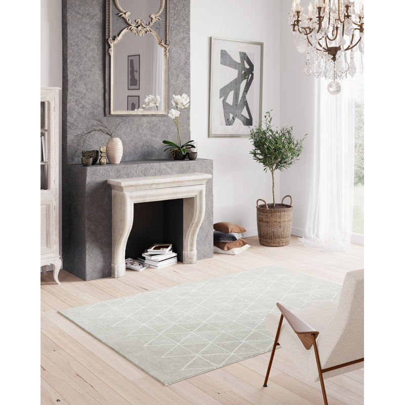 Melvin Argyle Shag Area Rug, Rectangle 80 x 150cm