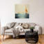 Impression sur toile encadrée, "Minimalist maritime bateaux II" par Irena Orlov-2131951707