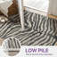 Tapis zèbre safari imprimé animal lavable beige / gris avec envers antidérapant-1711113857-1787469688