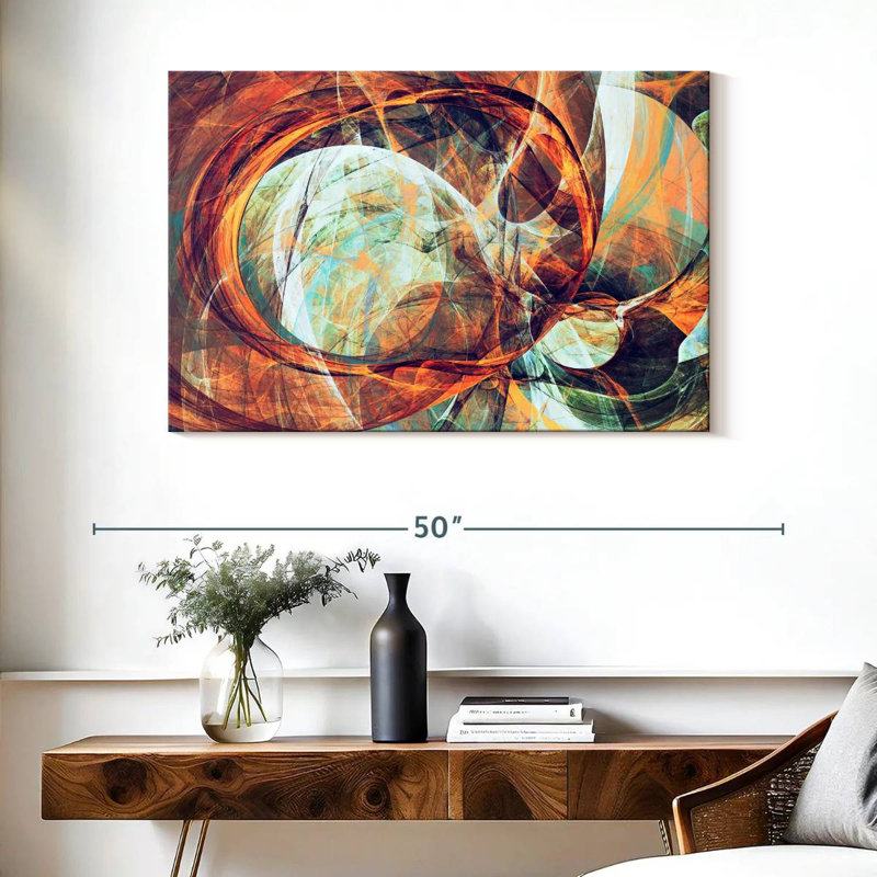Avery Futuristic Dynamic Abstract, 26" H x 39" W