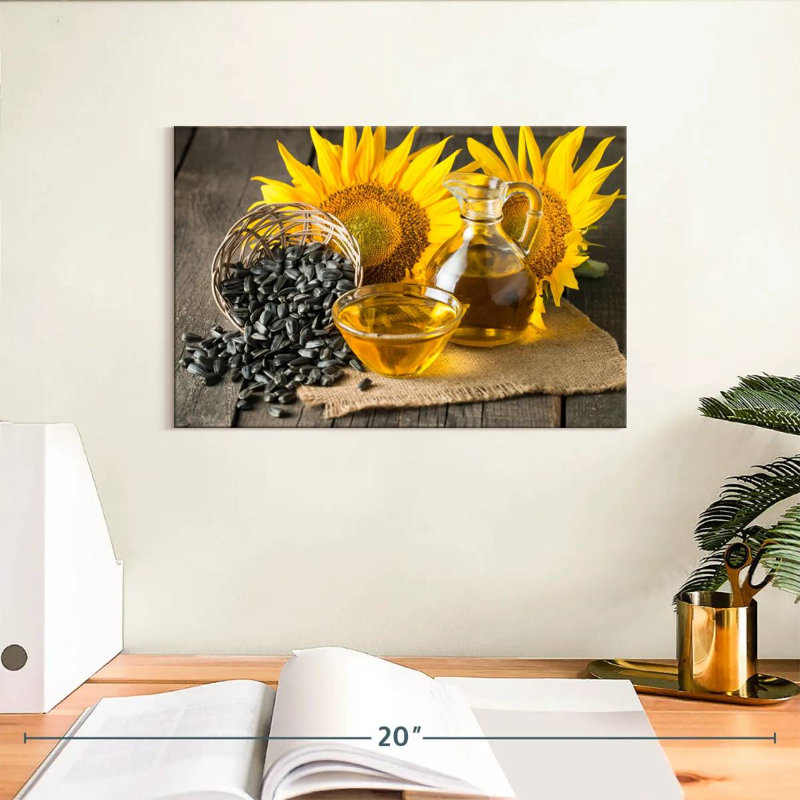 Huile de tournesol Yarlin, H 8 po x l 12 po