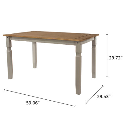 Nolea Pine Solid Wood Dining Table