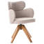 MARCY 49cm H Boucle Upholstered Armchair in Beige, Brown