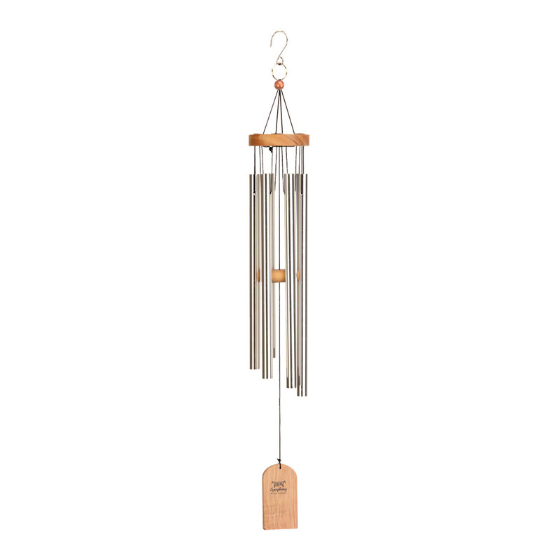 Abstract Wind Chime, Silver