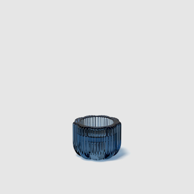 Villeroy & Boch Fleur Candleholder 2-in-1 Clear Glass Candleholder for Tea Lights and Pillar / Taper Candles, Hand-crafted, Decorative Homeware, Glass, Dishwasher-safe