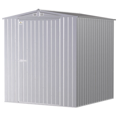 Elite Steel Storage Shed, 6X6, Galvalume