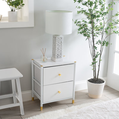 Table de chevet en acier inoxydable 