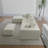 Boneless Modular Sectional Sofa with 2 Ottomans, Velvet Couch for Living Room, Oversized Chaise and Comfortable Seating-1195280046