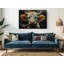 Reproduction de peinture de vache fumant un cigare, décoration murale moderne pour la maison et le bureau, reproduction de peinture-299770002