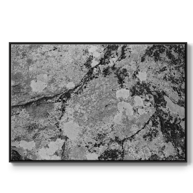 Found Textures III - Toile encadrée de qualité supérieure - prête à être accrochée, H 17 po x l 25 po x P 2 po