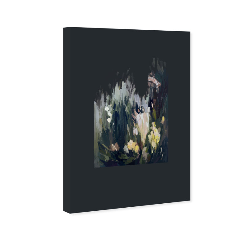 Midnight Flowers II Print by Oliver Gal, 10"H x 15"W, Gallery Wrapped