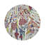 Sous-verres ronds en cuir Sabi-119015292