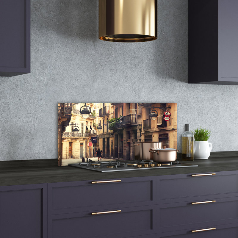50cm W x 100cm L Glass Peel and Stick Panel
