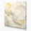 Aquarelle abstraite 63, art mural sur toile beige