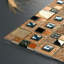 2" x 2" Glass Random Mosaic Wall & Floor Tile