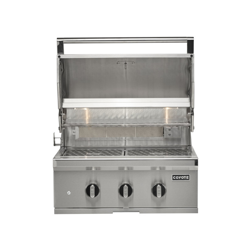 36" Coyote Outdoor SL-Series Built-In Grill, Natural Gas