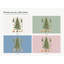 Large Pine Tree Wall Decals, Set of 11 Peel and Stick Nursery Wall Stickers, Satin Finish Removable Kids Room Wall Art, 20"W x 20"H (50 x 50 cm)-1300904335