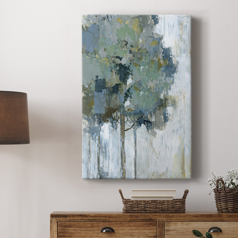 Arbre de printemps I - galerie Cavas, H 12 po x l 8 po