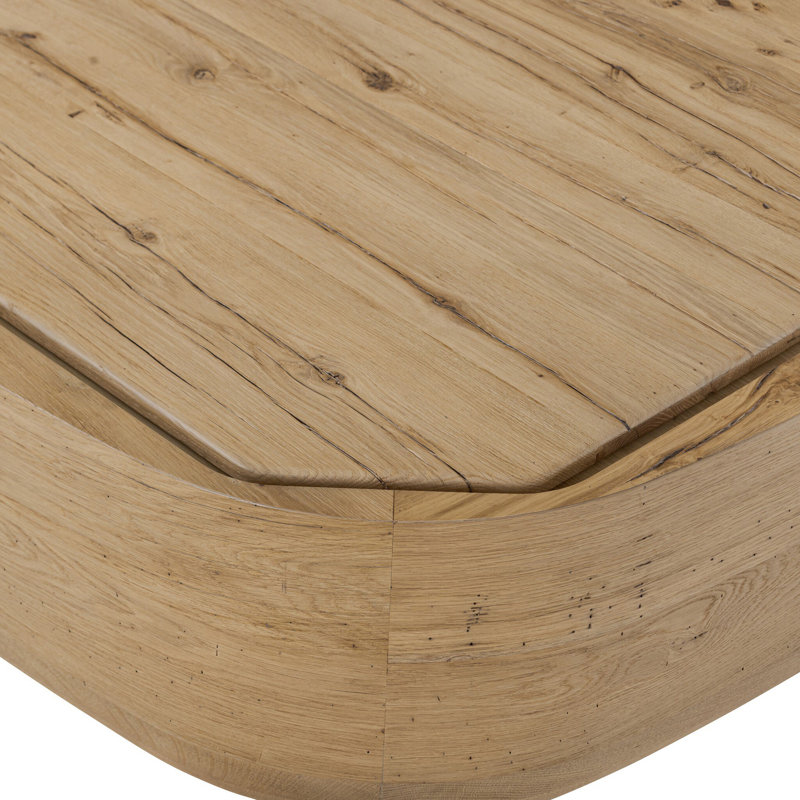Leandro Coffee Table-Natural Reclaimed French Oak, Natural Reclaimed French Oak