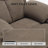 Electric Power Lift Recliner Chair Sofa with Massage and Heat for Elderly, USB and Type-C Ports, Cup Holders, Infinite Position (Brown)-130018774