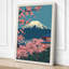 Moonlit Cherry Blossom Japandi - Wrapped Canvas-1015702794-1015702797