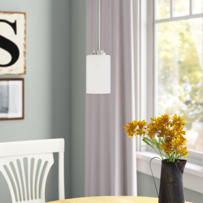 Luminaire suspendu cylindrique 1 lumière Alden